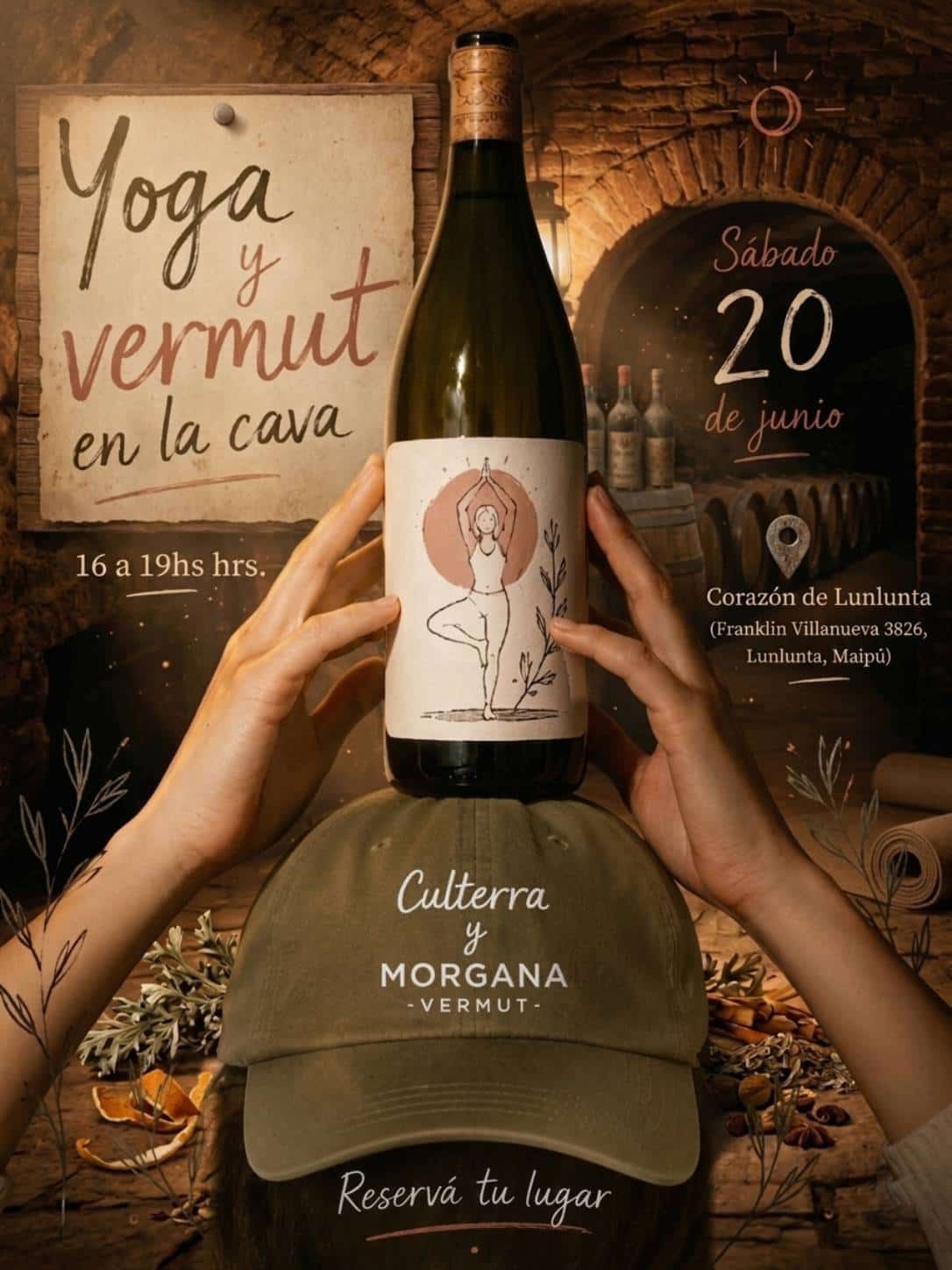 Yoga y Vermut en la Cava