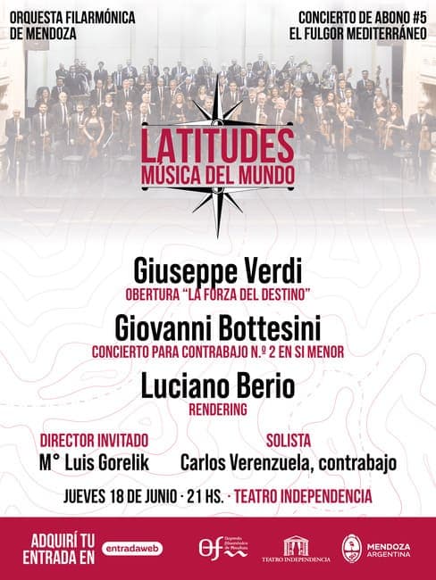 Orquesta Filarmonica: "Latitudes, Musica del Mundo"