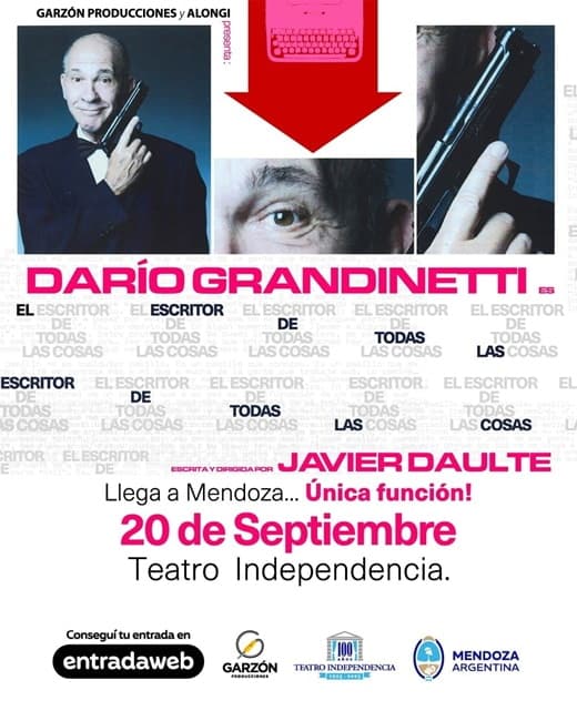 Dario Grandinetti: "Escritor de Todas Las Cosas" — Teatro