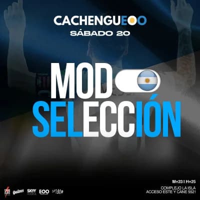 Cachengueoo Indoor- Modo Selección