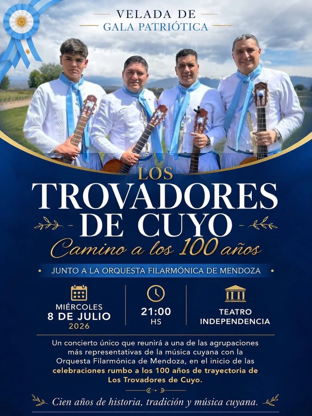 Los Trovadores de Cuyo Camino a los 100 Años
