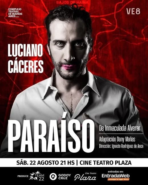 Luciano Caceres presenta Paraiso — Teatro