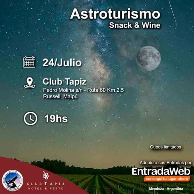 Astroturismo - Snack & Wine — Gastronomía