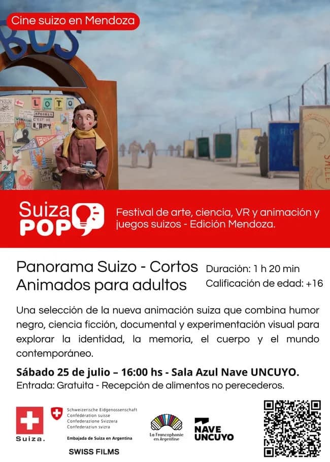 Festival Cultural Suiza Pop 2026 — Cine