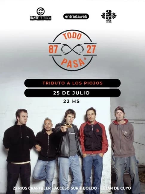 Todo Pasa - Tributo a los Piojos — Música