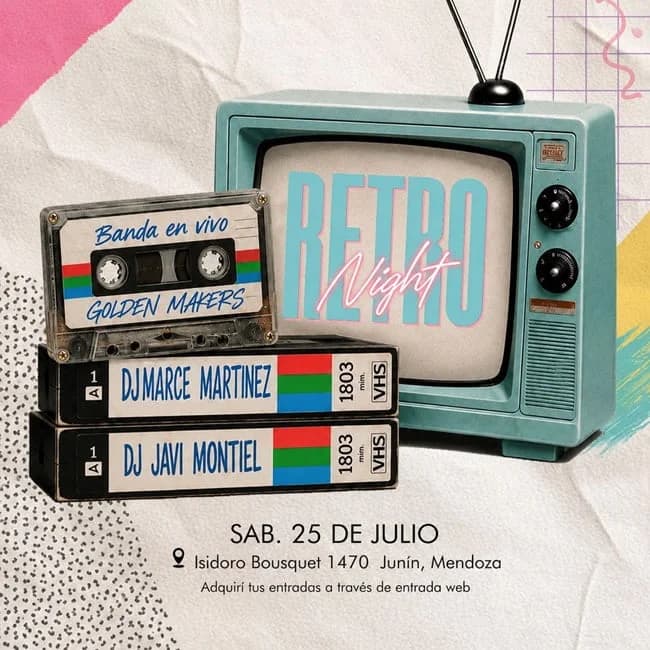 Retro Night — Fiestas