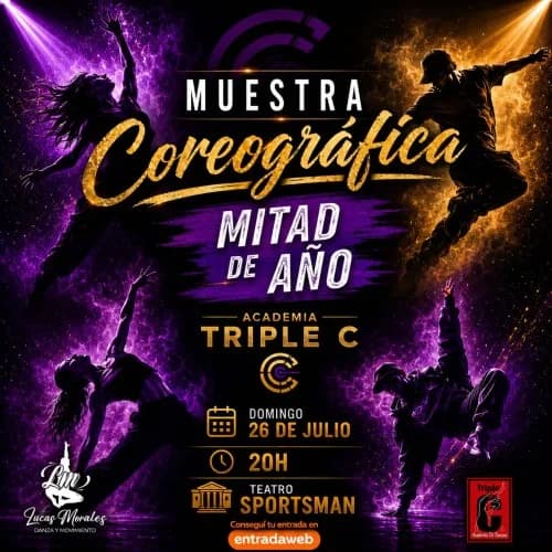Academia Triple C - Muestra Coreografica: Mitad de Año 2026 — Teatro