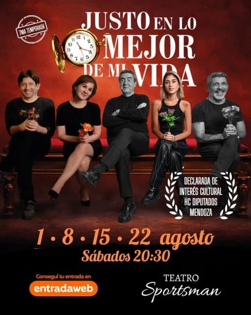 Justo en lo Mejor de mi Vida — Teatro