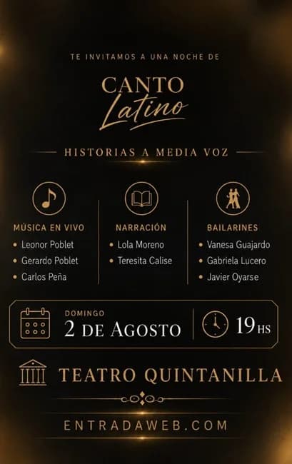 Canto Latino - Historias a Media Voz — Música