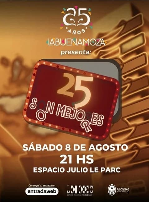 La Buena Moza: "25 Son Mejores" — Música