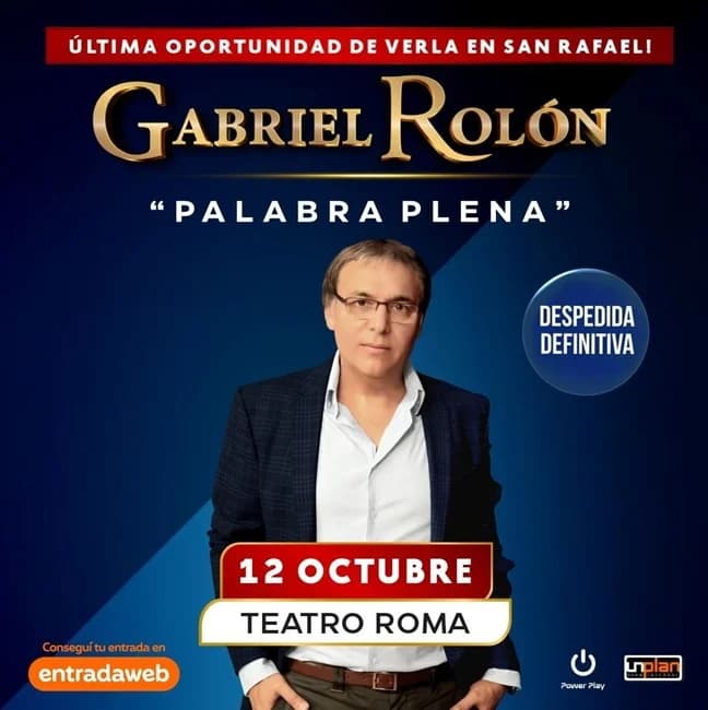 Gabriel Rolon: "Palabra Plena" — Teatro