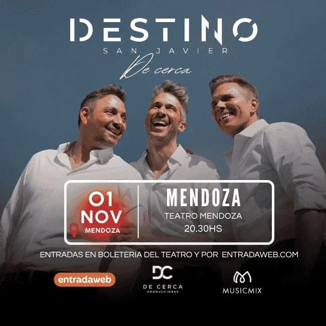 Destino San Javier: "De Cerca" — Música