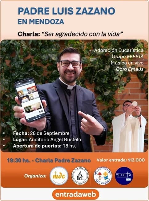 Padre Luis Zazano: "Ser Agradecido con la Vida"
