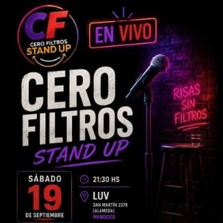 Cero Filtros - Stand Up — Bares