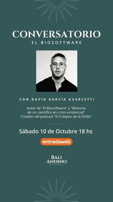 Conversatorio: Biosoftware Con David Garcia Guercetti
