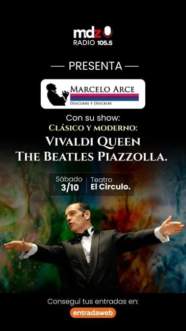 Marcelo Arce: Vivaldi | Queen | The Beatles | Piazzolla