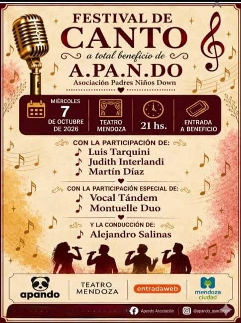 Festival de Canto a Beneficio de A.PA.N.DO.