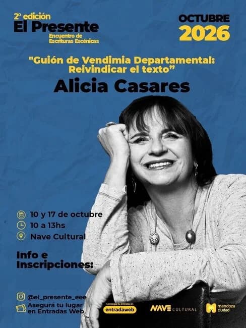 Alicia Casares: "Guion de Vendimia Departamental: Reivindicar el Texto"