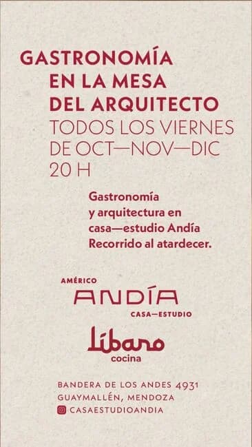 Arquitectura y Gastronomia