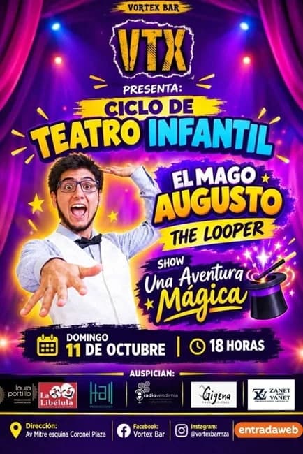 Ciclo de Teatro Infantil - El Mago Augusto
