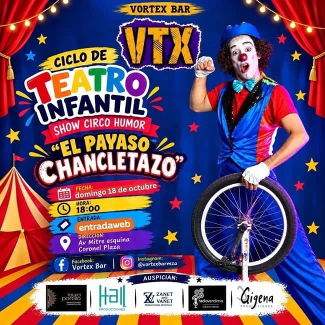 Ciclo de Teatro Infantil - El Payaso Chancletazo