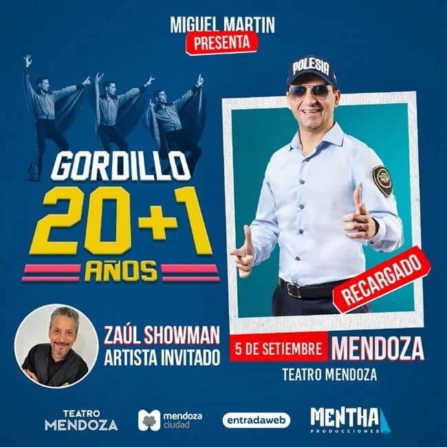 Gordillo 20 Años + 1 — Teatro