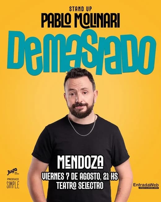 Pablo Molinari: "Demasiado" — Teatro