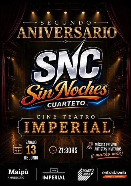 Sin Noches Cuarteto - 2do Aniversario
