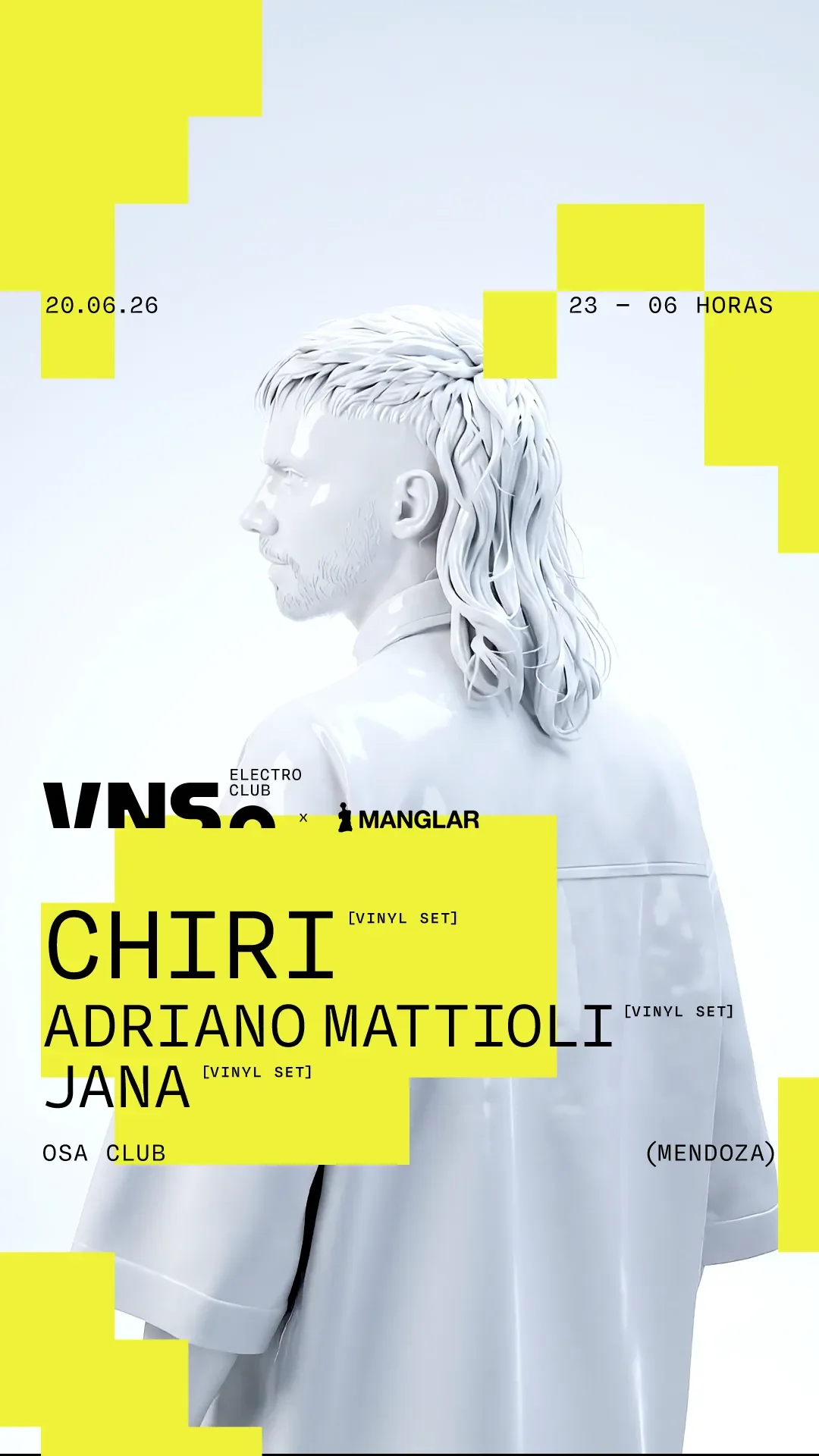VNS electroclub x MANGLAR