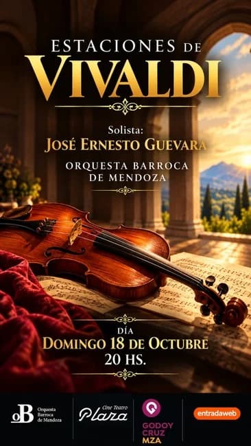 Orquesta Barroca de Mendoza: "Estaciones de Vivaldi"